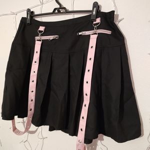 Hot Topic Suspender Skirt